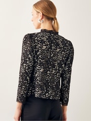 Monsoon Black Ria Lace Blazer - Image 3 of 6