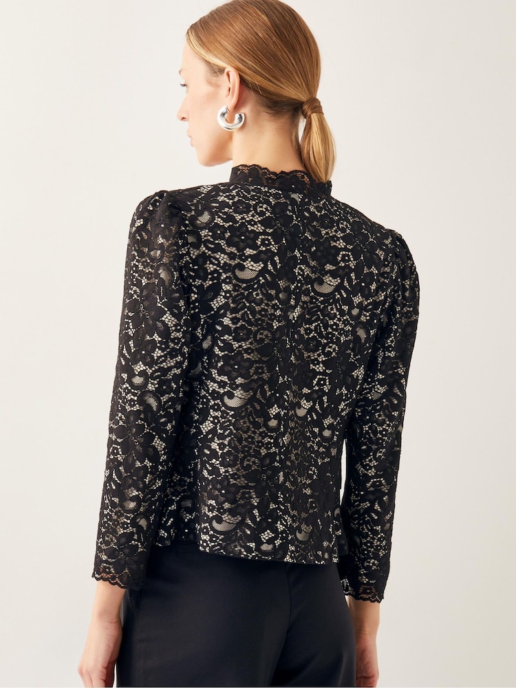 Monsoon Ria Lace Blazer - Image 3 of 6
