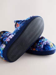 Blue Graffiti Gamer Cosy Slipper Boots - Image 5 of 5