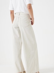 Hush Ecru/Black Nessa Wide Leg Jeans Stripe - Image 4 of 6