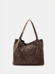 Hush Animal Print Canvas Tote 100% Cotton Bag - Image 1 of 4