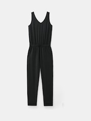 Hush Black Cropped Jersey Jumpsuit - Image 7 of 7
