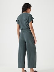 Hush Green Kendall Jersey 100% Cotton Jumpsuit - Image 2 of 5