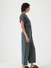 Hush Green Kendall Jersey 100% Cotton Jumpsuit - Image 3 of 5