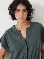 Hush Green Kendall Jersey 100% Cotton Jumpsuit - Image 4 of 5