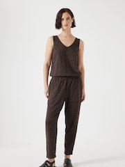 Hush Animal Cropped Jersey Jumpsuit - Image 2 of 6