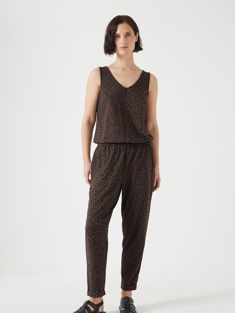 Hush Animal Cropped Jersey Jumpsuit - Image 2 of 6