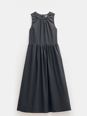 Hush Black Sleeveless Crew Neck Maxi 100% Cotton Dress - Image 5 of 5