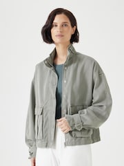 Hush Green Melinda Utility Jacket - Image 1 of 5