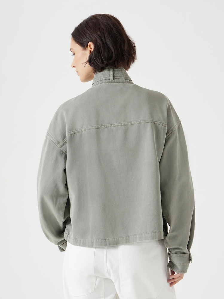 Hush Green Melinda Utility Jacket - Image 2 of 5