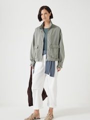 Hush Green Melinda Utility Jacket - Image 4 of 5