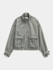 Hush Green Melinda Utility Jacket - Image 5 of 5
