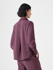 Hush Brown Long Sleeve Relaxed Shirt - Image 3 of 5