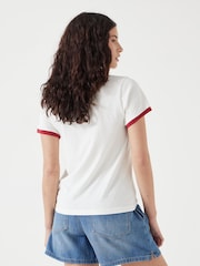 Hush White Love All Graphic 100% Cotton T-Shirt - Image 4 of 6