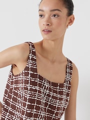 Hush Brown Square Neckline Tank Top - Image 3 of 6