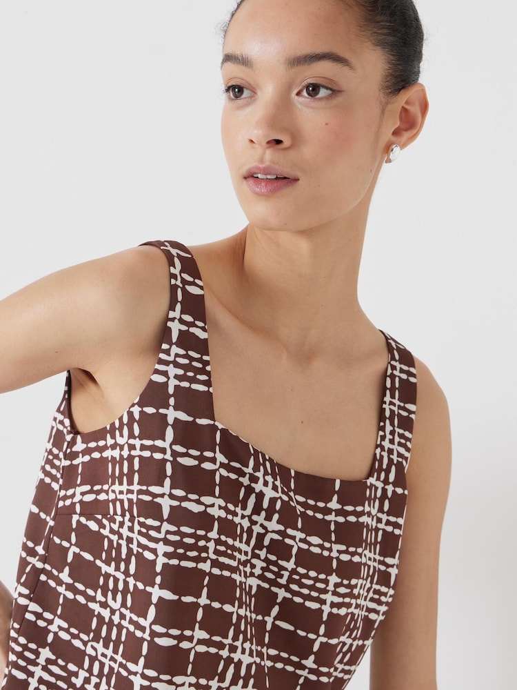 Hush Brown Square Neckline Tank Top - Image 3 of 6