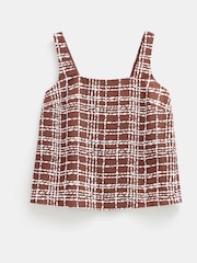 Hush Brown Square Neckline Tank Top - Image 6 of 6