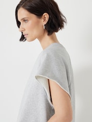 Hush Grey Leonie Short Sleeve 100% Cotton T-Shirt - Image 5 of 6