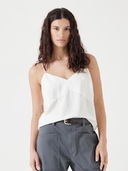 Кремовый - Hush Thin Strap V-Neck Camisole - Image 1 of 5