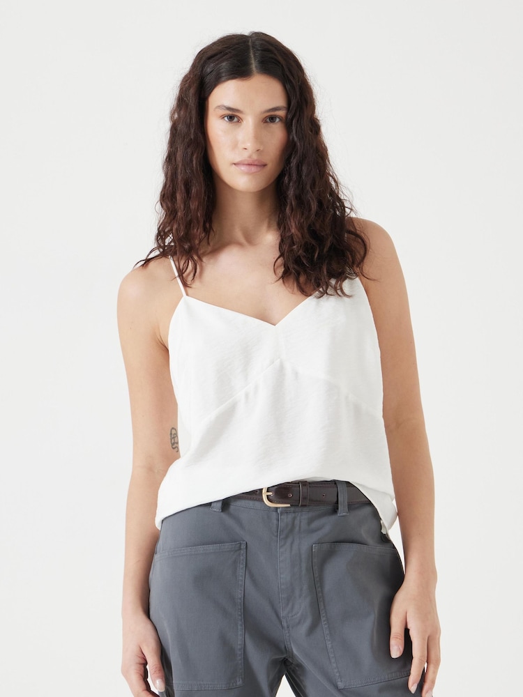 Кремовый - Hush Thin Strap V-Neck Camisole - Image 1 of 5