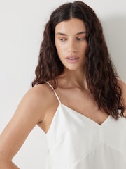 Кремовый - Hush Thin Strap V-Neck Camisole - Image 4 of 5