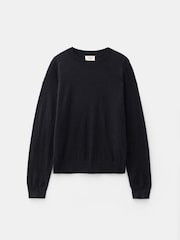 Hush Black Fine Knit Wool Blend Jumper - Image 5 of 5