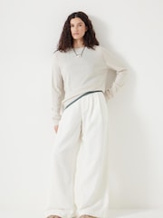Hush Cream Fine Knit Wool Blend Jumper - Image 2 of 5