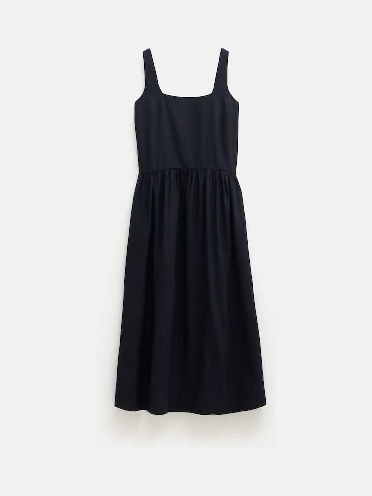 Negro - Hush Square Neckline Midi Ballerina Dress - Imagen 2 de 5 Negro - Hush Square Neckline Midi Ballerina Dress - Imagen 2 de 5