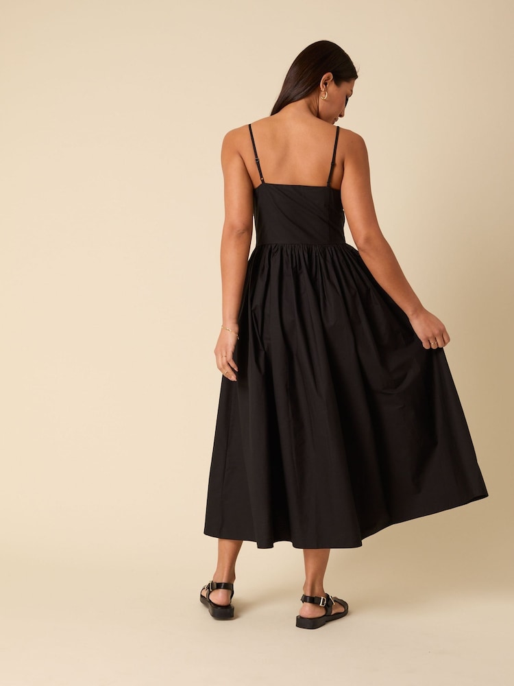 Nobodys Child Black Alettie Blooms Madeline Midaxi Dress - Image 2 of 5