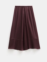 Marrón - Hush Satin Maxi Skirt - Imagen 6 de 6