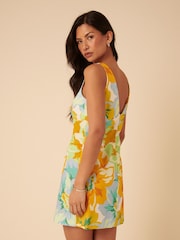 Nobodys Child Blue Mini Freya Camille Blooms Dress - Image 2 of 5