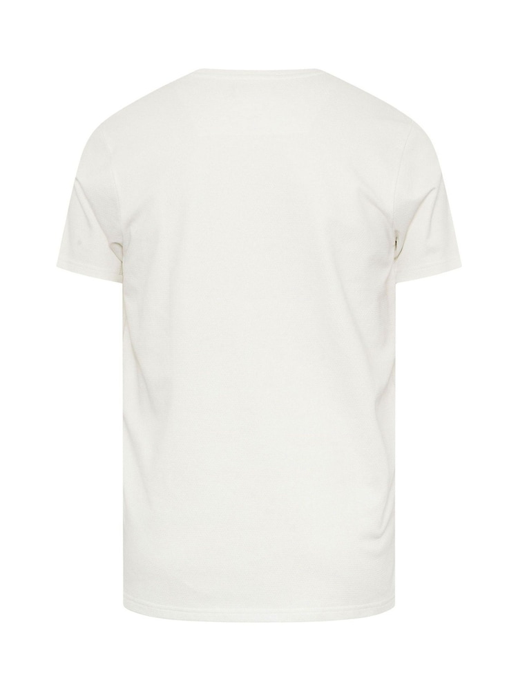 BadRhino Big & Tall Natural Lesley Textured 100% Cotton T-Shirt - Image 6 of 6