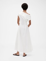 GapStudio White Poplin Maxi Shirt Dress - Image 2 of 7