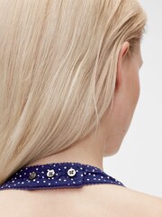 GapStudio Blue Dot Poplin Bralette - Image 5 of 7