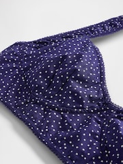 GapStudio Blue Dot Poplin Bralette - Image 7 of 7