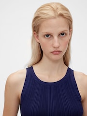 GapStudio Navy/Blue Rib Tank Top - Image 4 of 4