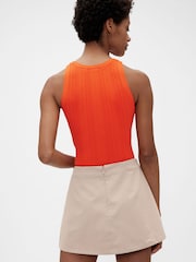 GapStudio Orange Rib Tank Top - Image 2 of 5