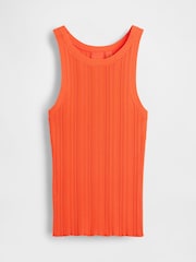 GapStudio Orange Rib Tank Top - Image 5 of 5