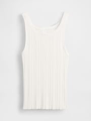 GapStudio White Rib Tank Top - Image 5 of 5