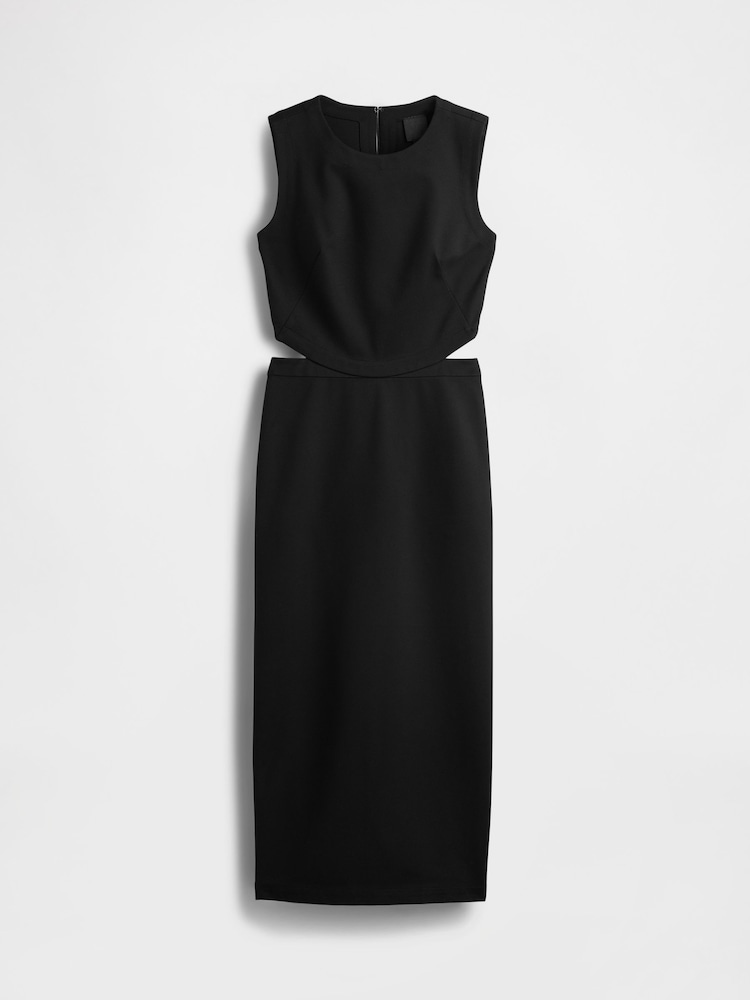 GapStudio Black Pencil Maxi Dress - Image 7 of 7