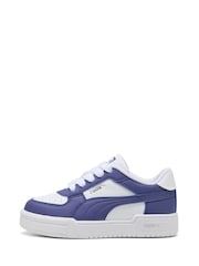 Puma Chalk White Girls CA Pro Classic Trainers - Image 2 of 6