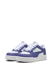 Puma Chalk White Girls CA Pro Classic Trainers - Image 3 of 6
