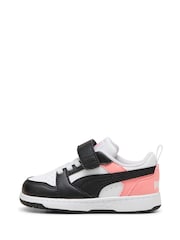 Kredasto bela - Športni copati Puma dekleta Toddlers Rebound V6 Lo - Slika 3 iz 6