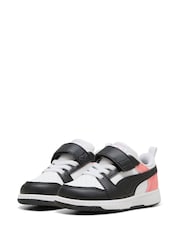 Kredasto bela - Športni copati Puma dekleta Toddlers Rebound V6 Lo - Slika 5 iz 6