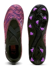 Puma Black Kids Youth FUTURE 8 MATCH LL FG/AG Football Boots - Image 4 of 6