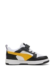 črna - Športni copati Puma Kids Rebound V6 Lo - Slika 1 iz 6