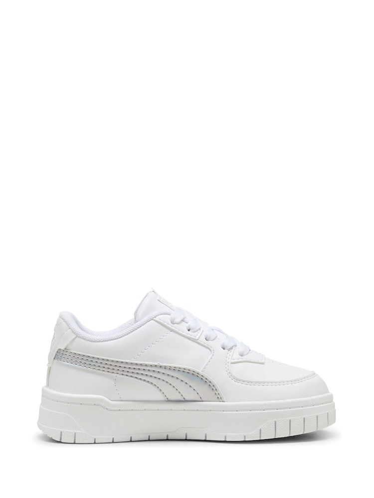 Puma White Kids Cali Dream Iridescent Sneakers - Image 1 of 6