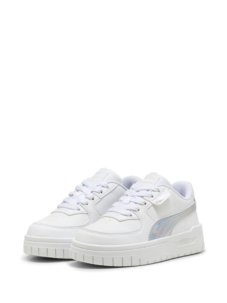 Puma White Kids Cali Dream Iridescent Sneakers - Image 2 of 6