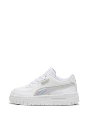 Puma White Kids Cali Dream Iridescent Sneakers - Image 4 of 6