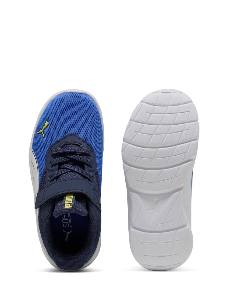 Puma Blue Kids FlexFocus Modern Running Shoes - Image 4 of 6